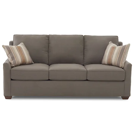 Contemporary 80" Sleeper Sofa with Dreamquest Mattress